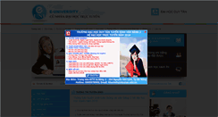 Desktop Screenshot of e-university.edu.vn